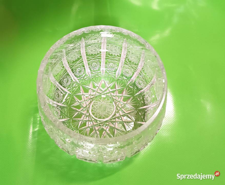 Miska kryształowa kryształ duża ciężka Miski opolskie sprzedam
