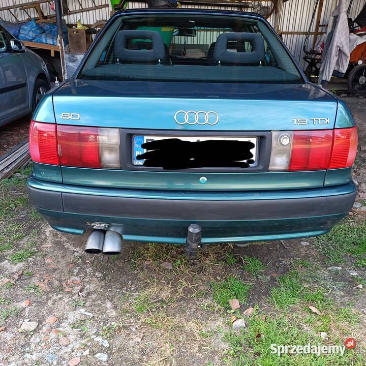 Audi 80 19 TDI 1z mały przebieg Leszno