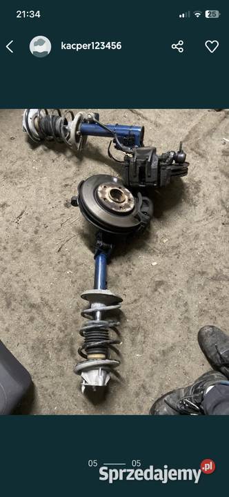 Amortyzator zwrotnica prawa i lewa przednia dostawcze Rawicz