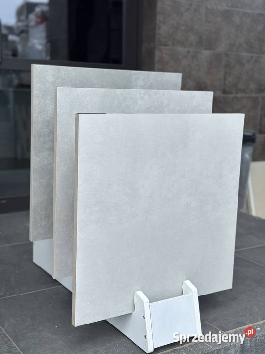 Płyta Tarasowa Cemento White 60x60x2 GAT I R11 Płytki podłogowe Płytki i fugi łódzkie Opoczno