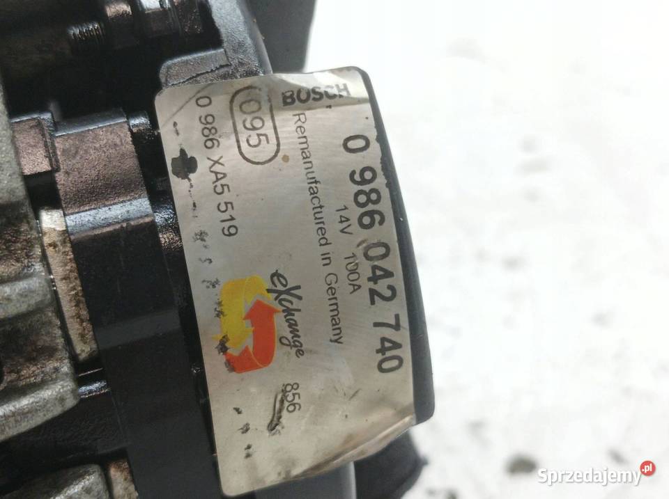ALTERNATOR 0986042740 18 16V Opel Vectra III Układ elektryczny silnika sprzedam