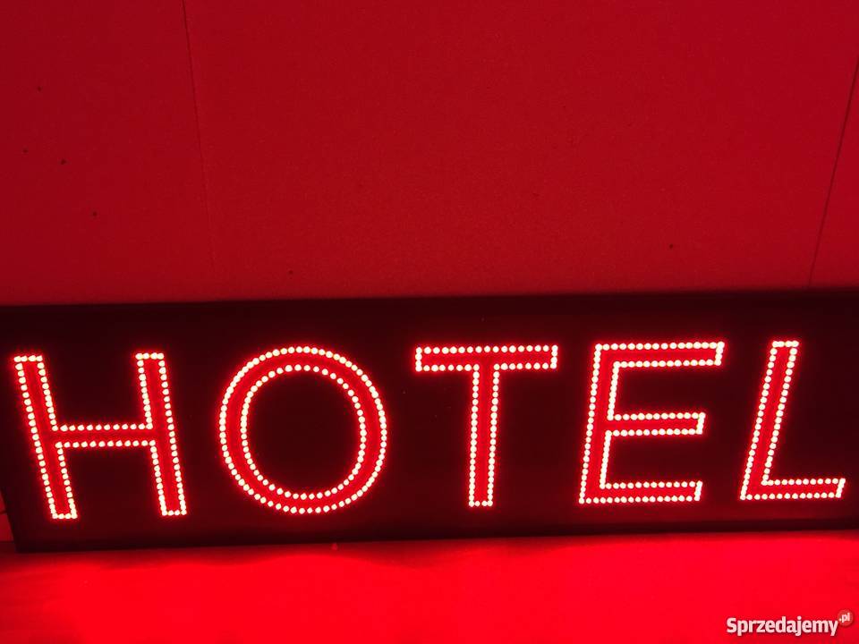 Reklama LED HOTEL 24h 260x50 Pomiechówek