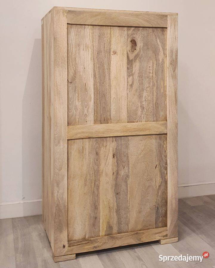 Wąska komoda z szufladami drewniana słupek Lublin sprzedam