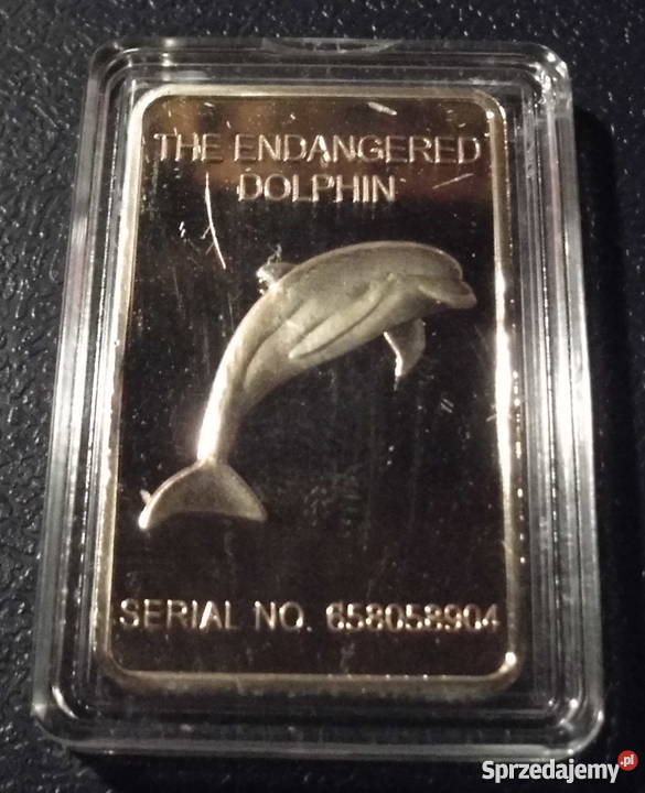 Numizmat DELFIN fine gold 999 Kraków