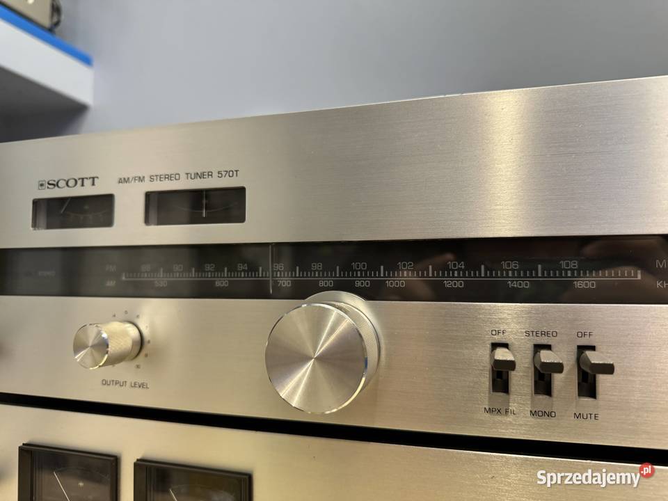 SCOTT 440A and SCOTT 570T Wzmacniacze i pokrewne sprzedam