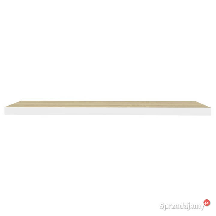 Półki ścienne 4 dębowobiałe 120 x 235 x 38 MDF Warszawa