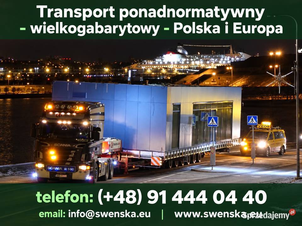 Transport ponadnormatywny wielkogabarytowy Katowice