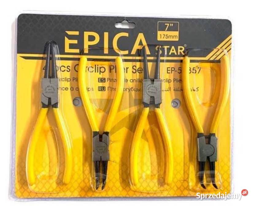 Zestaw szczypiec do pierścieni osadczych 4 EPICA Pomiechówek