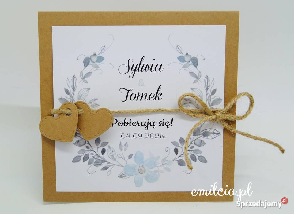 Zaproszenia w kolorze fuksji Ślub Wedding lubuskie