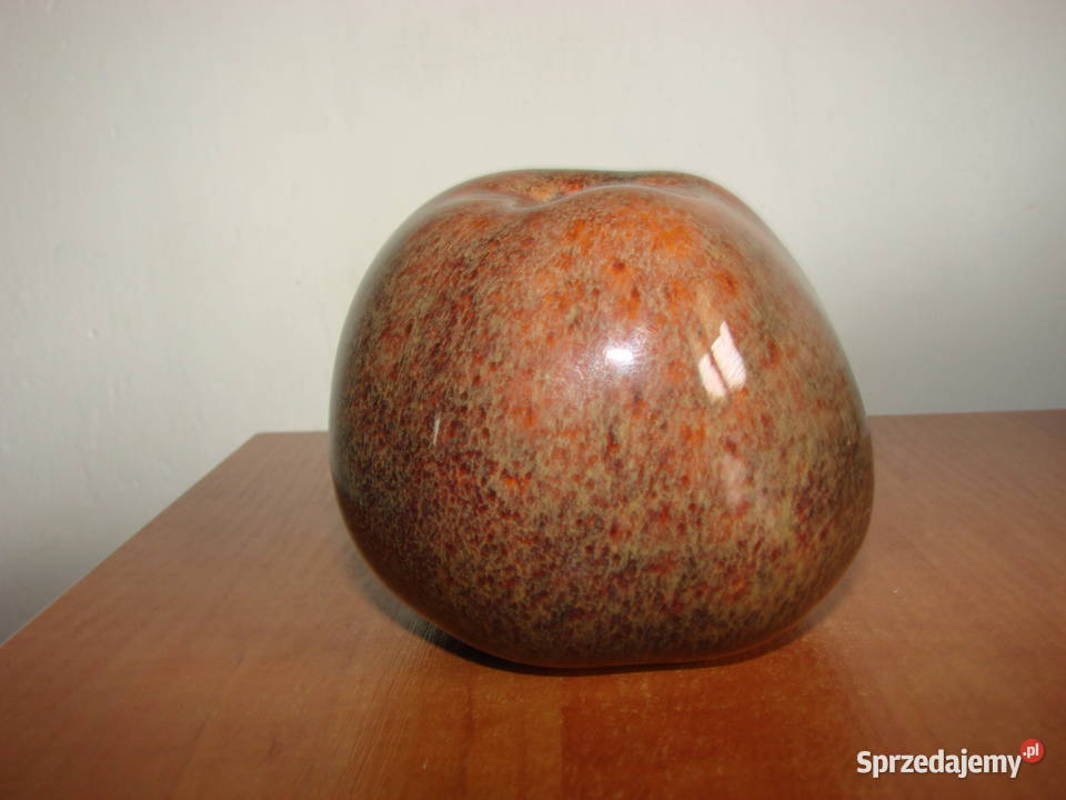ceramiczne jabłko Porcelana i szkło pomorskie Pruszcz Gdański