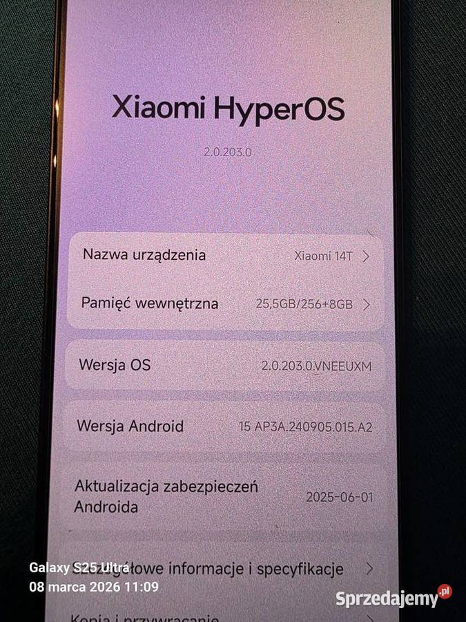 Xiaomi 14t 12256 GB małopolskie Myślenice