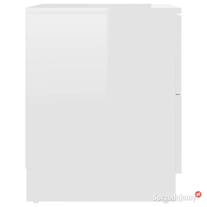 Szafki nocne 2 białe z połyskiem 40x40x50 Warszawa