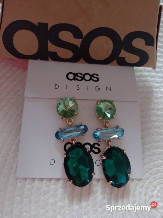 ASOS Długie Bogato zdobione kolczyki z Londynu Dodatki Kraków