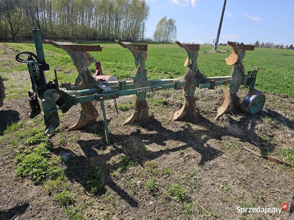 Pług 4 obrotowy gassner nieuszkodzony Brzeziny