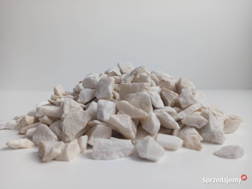 Grys Biała Marianna biały kamień ogrodowy Grys Łódź
