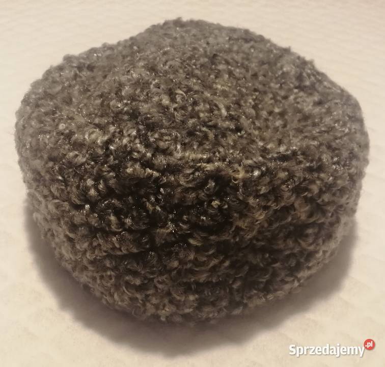 Czapka beret szary melanż 52 Odzież Kostiumy Czeladź