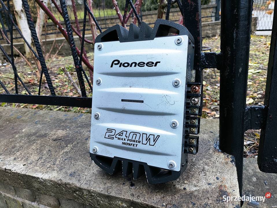 Wzmacniacz samochodowy 2 kanałowy Pioneer GMX372 sprzedam