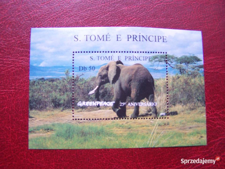 Wyspy Św Tomasza 1996 MNH Fauna Zwierzęta Słonie