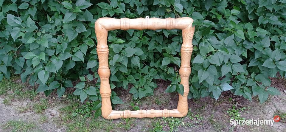 Rama do lustra drewniana toczona duża Nieledew