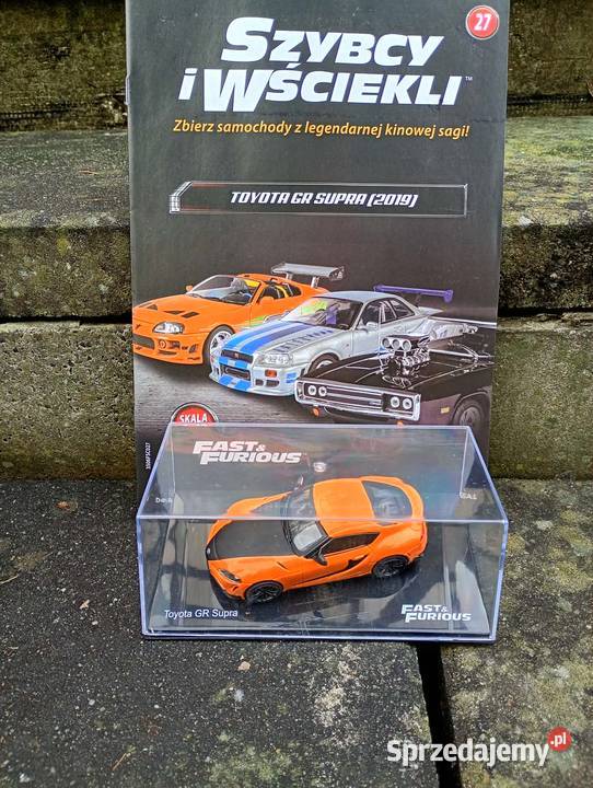 TOYOTA GR SUPRA fast furious 143 deagostini Warszawa sprzedam
