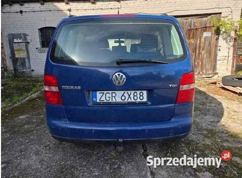 Syndyk sprzeda Volkswagen Touran 20 zachodniopomorskie Szczecin sprzedam