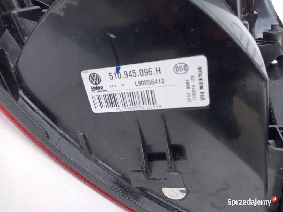 LAMPA PRAWA TYŁ VOLKSWAGEN GOLF VII SPORTSVAN wielkopolskie Nowy Tomyśl