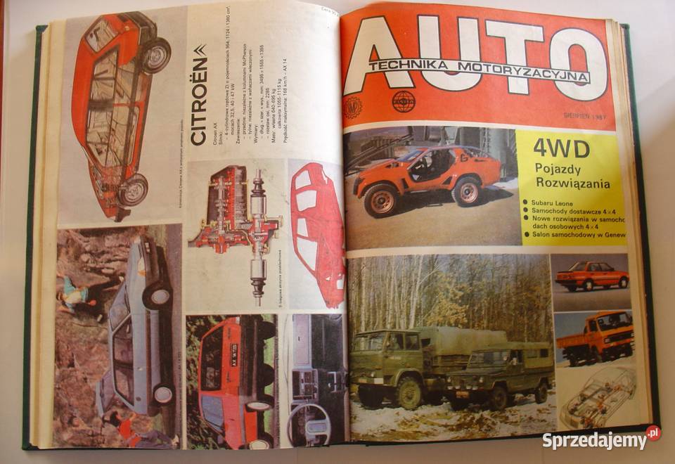 Auto Technika Motoryzacyjna pełny Rocznik 1987 Łódź
