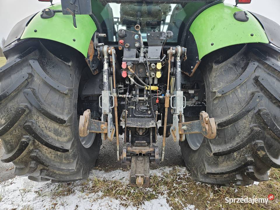 Ciągnik DeutzFahr agrotron m620 z przednim wom i Sejny