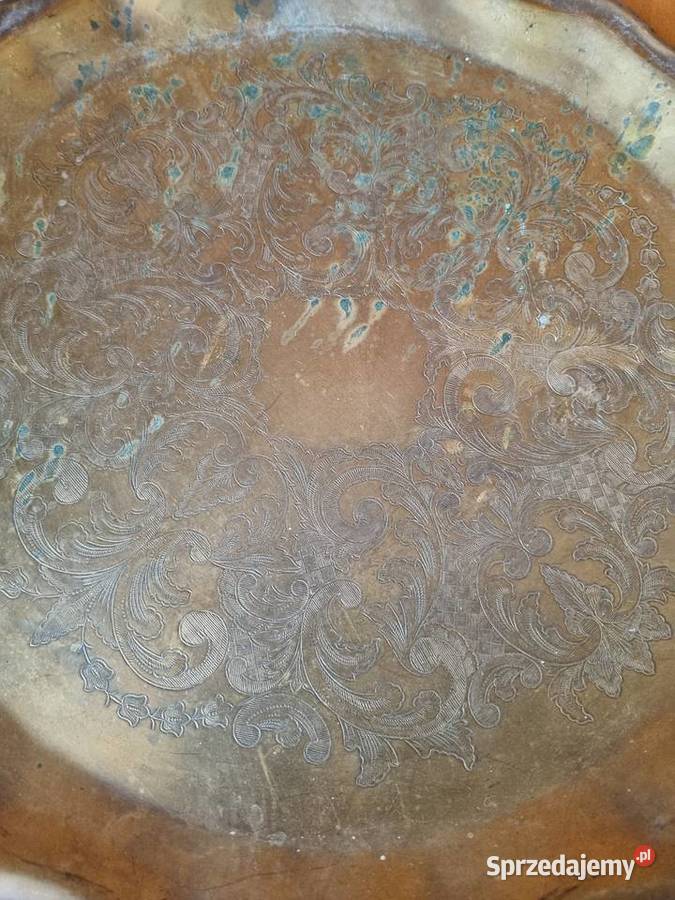 Mosiężna taca Warszawa