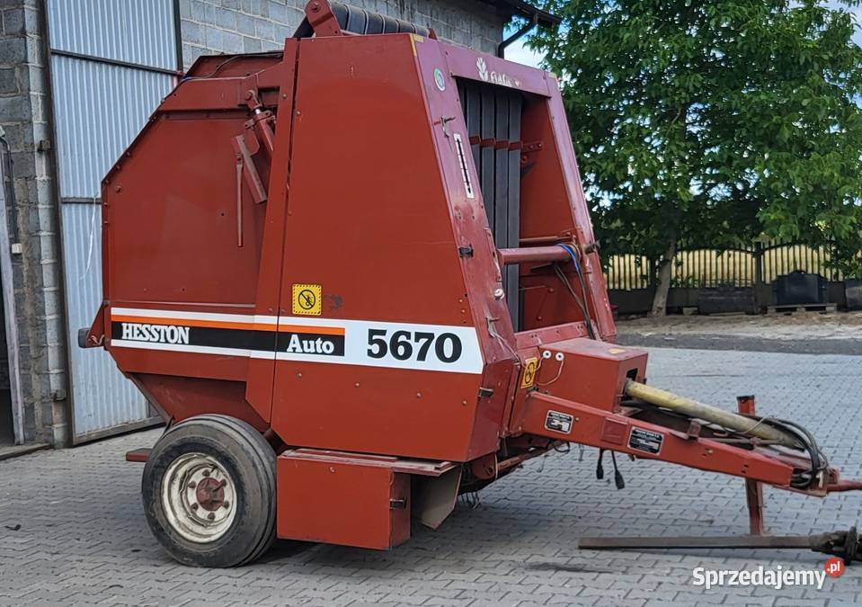 Prasa Zwijająca Hesston 5670 Auto Stan prywatna Naramice