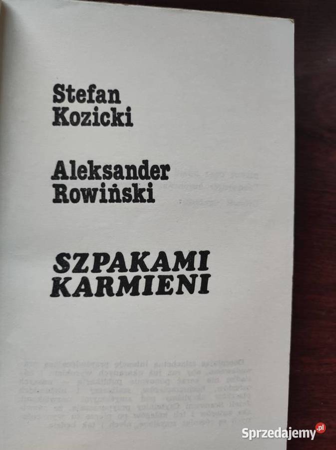 Szpakami karmieni Stefan Kozicki Aleksander Pozostałe świętokrzyskie Kielce
