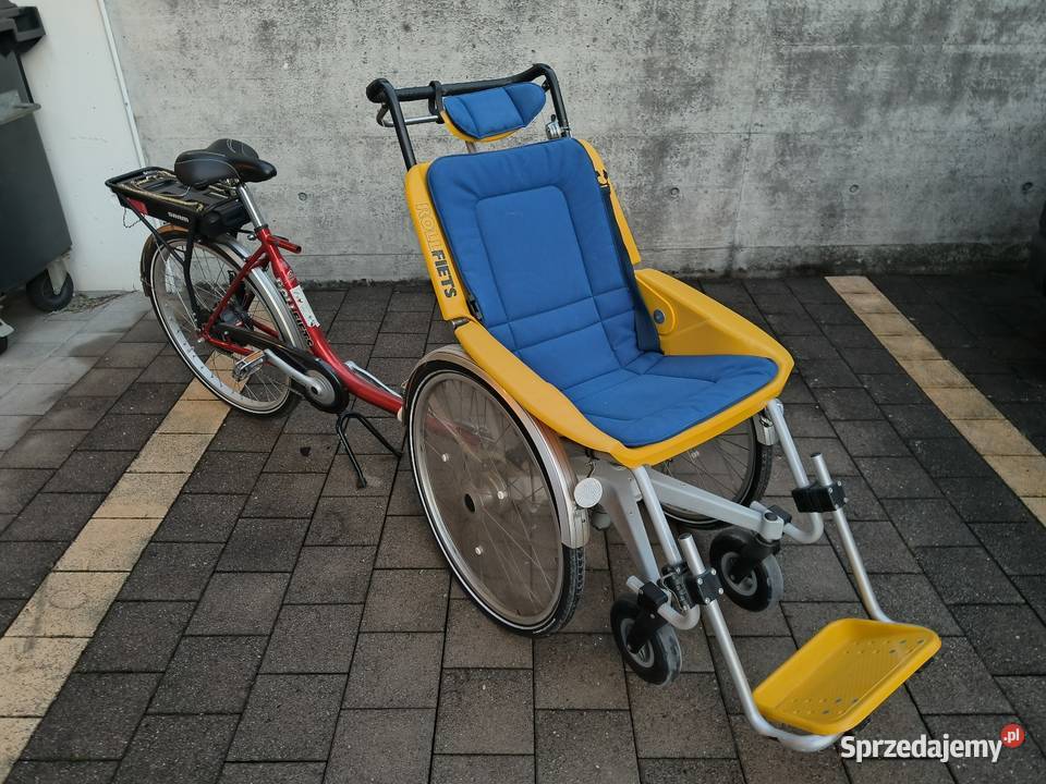 Rower z wózkiem inwalidzkim riksza okazja Karłowice