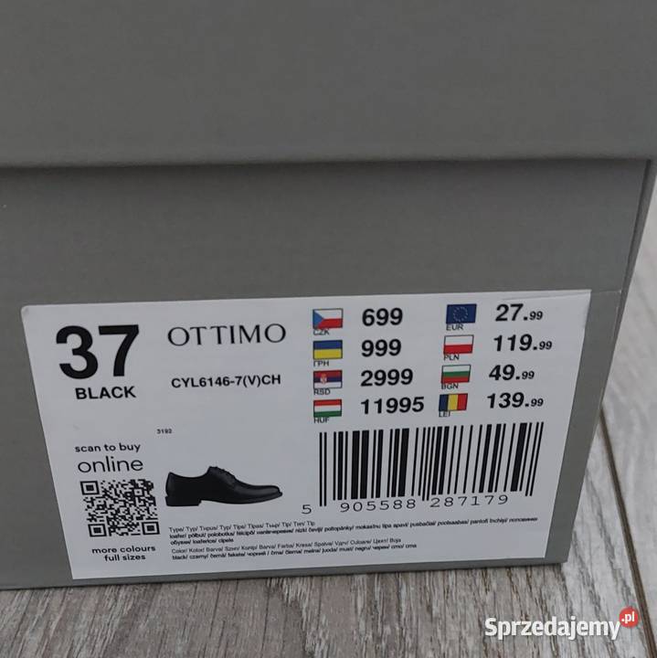 Ottimo eleganckie buty chłopca komunia 37 Łódź