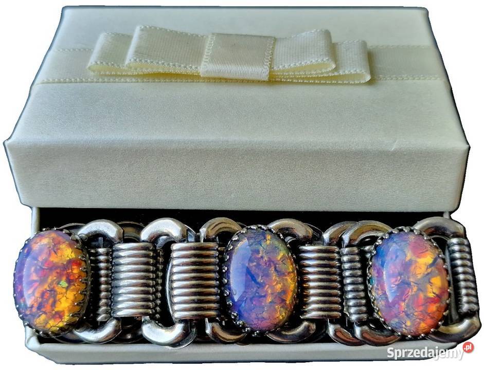 VINTAGE KOSTIUMOWA BRANSOLETA W STYLU ART DECO Częstochowa