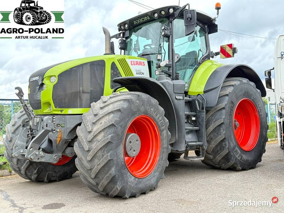 Ciągnik rolniczy CLAAS AXION 940 2018 56 H GPS dolnośląskie Kudowa-Zdrój