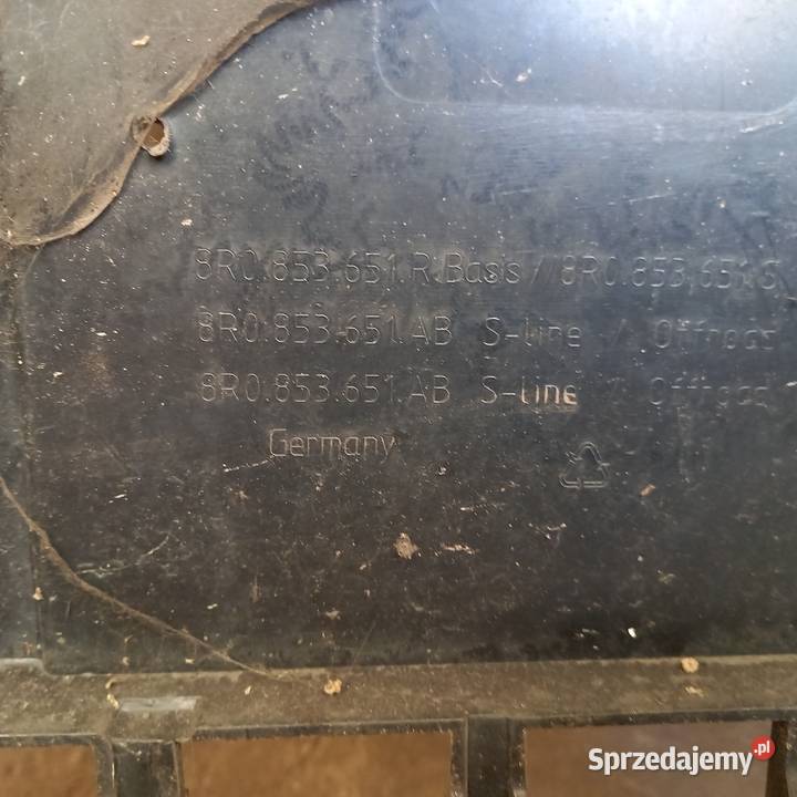 8R0853651 Grill Audi Q5 lift mazowieckie Stare Babice