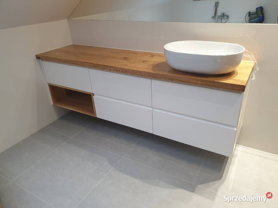 Stół dębowy nowoczesny na wymiar industrialny Napęków