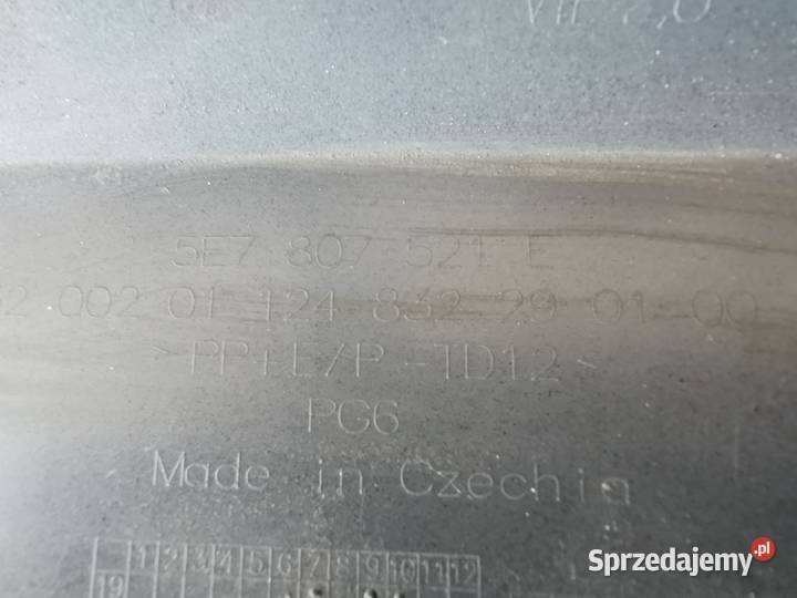 Listwa tył dyfuzor zderzaka octavia 4 VI RS wielkopolskie Międzychód