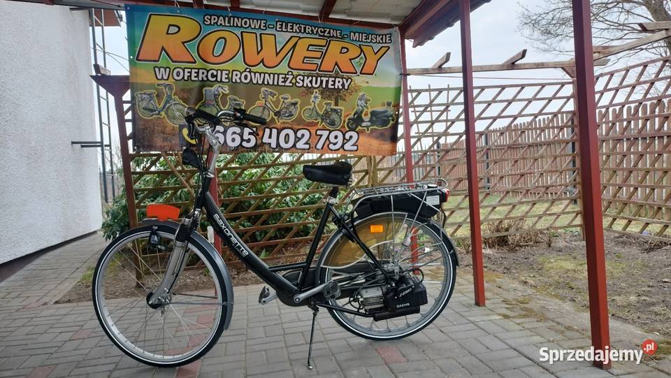 Holenderski rower spalinowy z silnikiem Sachs Brodnica