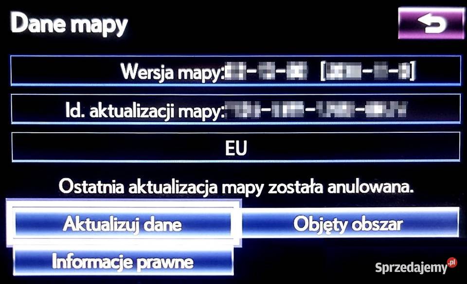 Mapy 2021 GEN7 11HDD Toyota Touch Pro Lexus EMVN Kłodawa