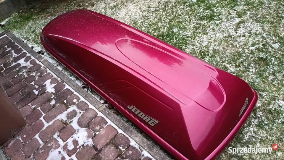 Box na dach Jetbag Thule 700 st na kwadrat belki Kalna