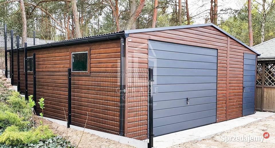 GARAŻ BLASZANY 6m x 58m Brama drzwi okno lubelskie Lublin