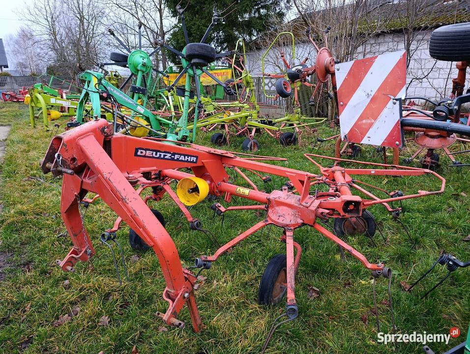 Przewracarka Deutz fahr przetrzasarka Deutz-Fahr Zgrabiarki i przetrząsacze mazowieckie Rawica Stara