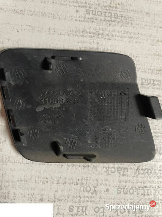 Volvo S60 v60 zaślepka haka przód 31663578 zderzaki Kozubszczyzna
