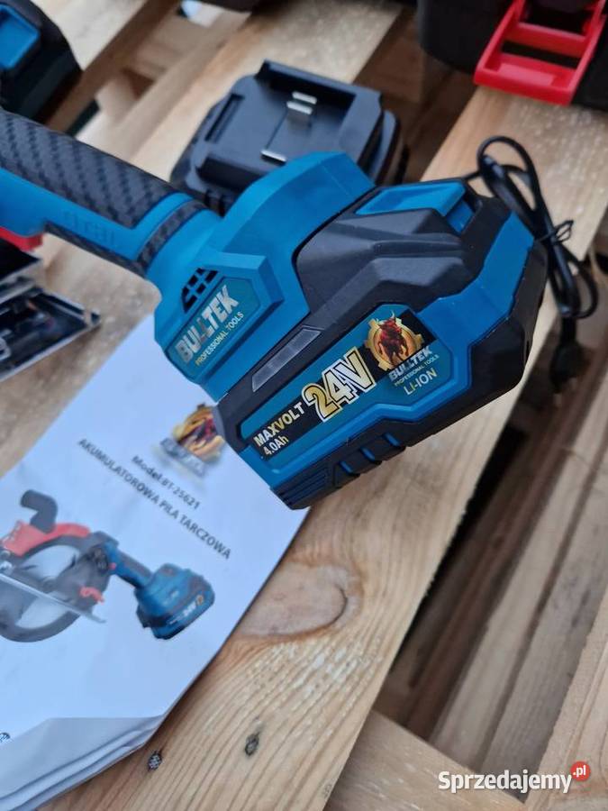 Pilarka Tarczowa BULLTEK 24V 2x Akumulator 40Ah sprzedam