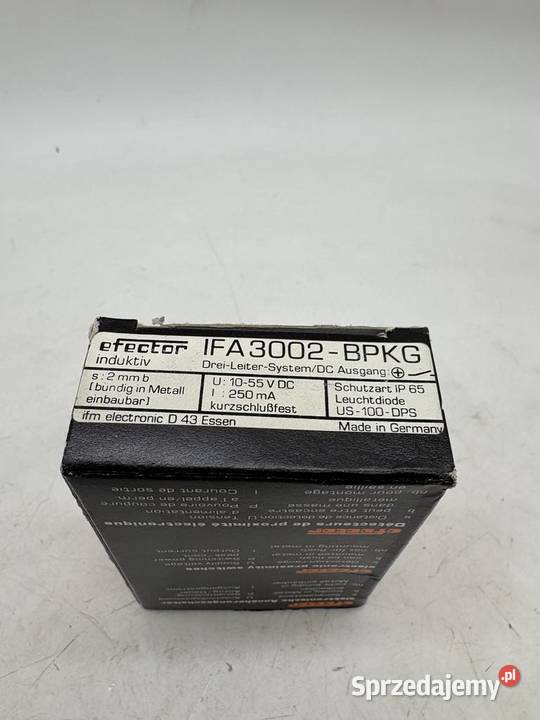 IFM IFA3002BPKG Inductive sensor mazowieckie Warszawa