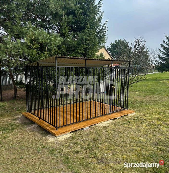 Kojec psa 3x2m Podłoga drewniana Dach spad w tył Nowy Sącz