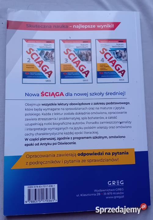 Ściąga 1 liceum i technikum Kompendium język Koźminek