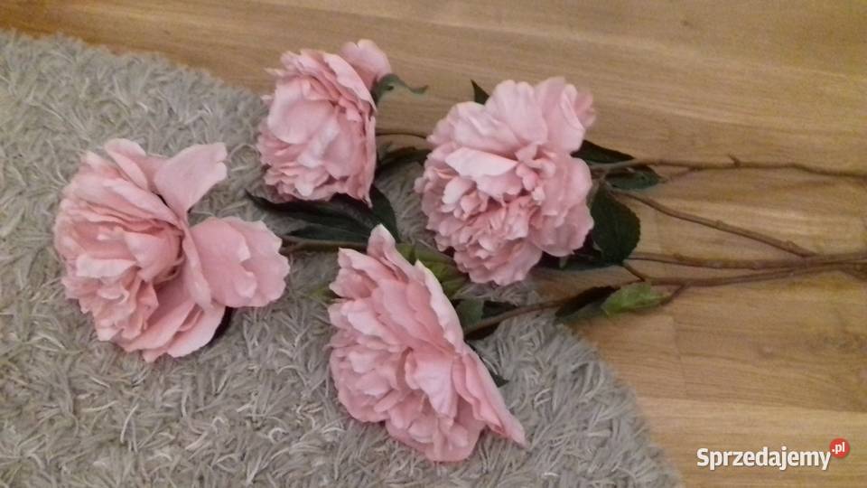 Sztuczny kwiat piwonia 4 Bieruń sprzedam