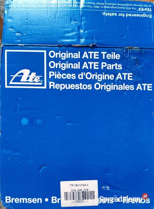 Tarcza hamulcowa Ford Volvo ATE 24012501171 małopolskie Kraków